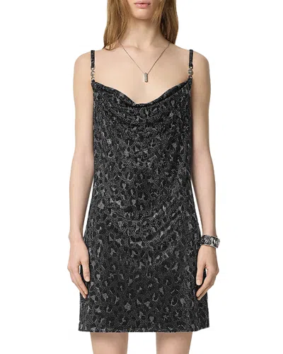 VERSACE COWL NECK MINI DRESS