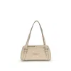 Versace Cream Lamb Ovis Aries Aries Shoulder Bag In Neutral