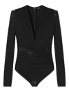 Versace Crepe Bodysuit In Multi