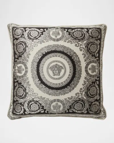 Versace Crete De Fleur Silk-blend Cushion, 17.75" Square