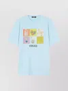 Versace Crew Neck Graphic Print Short Sleeves