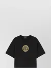Versace Medusa-motif Crewneck Cropped T-shirt