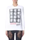 Versace Avedon Photo Print T-shirt In White