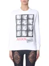 Versace Avedon Photo Print T-shirt In White