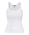 Versace Crew Neck Vest In White