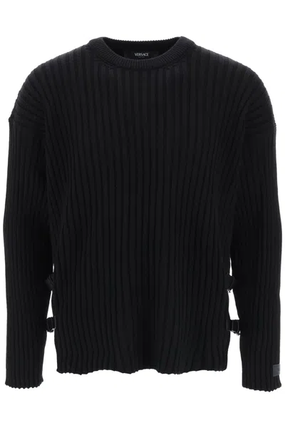 VERSACE VERSACE CREW-NECK WOOL SWEATER