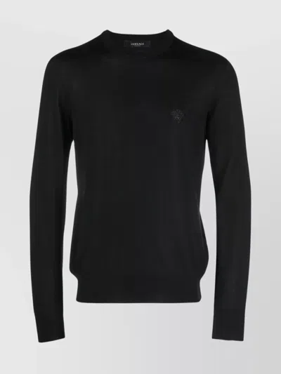 Versace Crewneck Sweater With Medusa Head Motif