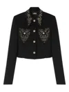 Versace Blazer Informal In Crepe Di Lana Light Weight In Multi