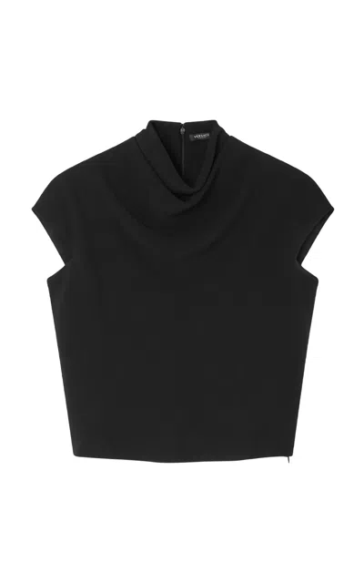 Versace Zip-fastening Top In Black