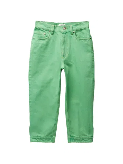 Versace Klassische Cropped-jeans In Green