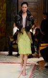 Versace Cropped Leather Vest Jacket In Black