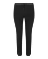 Versace Cropped Regular Fit Trousers In Black