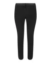 Versace Cropped Regular Fit Trousers In Black