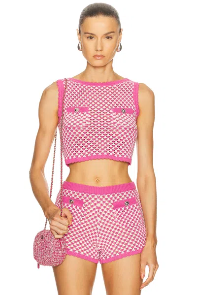 Versace Cropped Tank Top