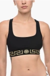 VERSACE CROPPED TOP WITH LA GRECA MOTIF