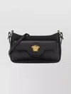 Versace Cross-body Satchel And Chain Strap In Black