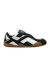 Versace Cross-over Strap Panelled Sneakers In Multi