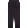 Versace Crushed Nylon Joggers In Black