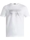 Versace Crystal '90s Vintage Logo T-shirt In White