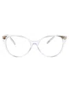 Versace Crystal Acetate Glasses In White