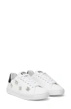 Versace Women's La Greca Sneakers In White Black