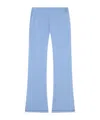 Versace Crystal Decoration Logo Sweatpants In Blue