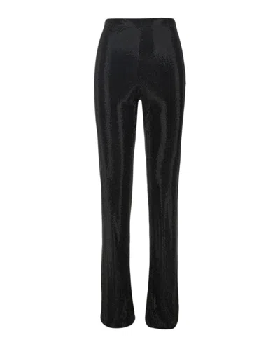 Versace Crystal Embellished Flare Pants