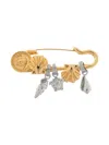 Versace Crystal Icons De La Mer Brooch