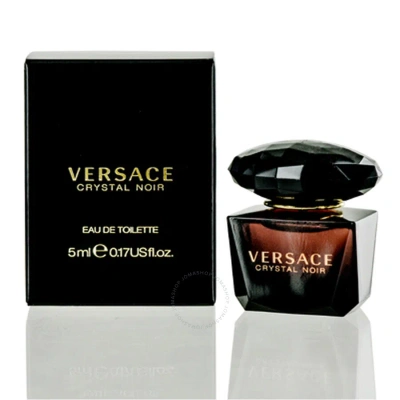 Versace Crystal Noir /  Edt Mini 0.17 oz (5.0 Ml) (w) In Black