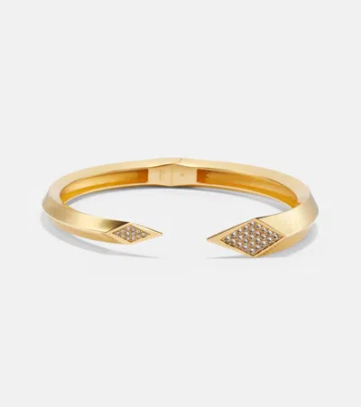 Versace Crystal-embellished Choker In Gold