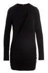 Versace Black Stretch Viscose Mini Dress