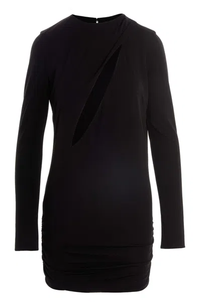 VERSACE CUT OUT JERSEY DRESS