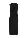 Versace Sleeveless Midi Dress With Cutouts