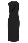 Versace Cut Out Midi Dress Skirts Black