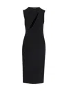 Versace Cut Out Midi Dress Skirts Black