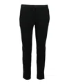 Versace Cut-out Pants In Black