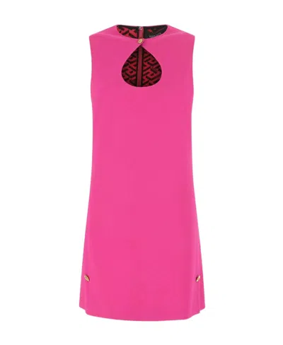 VERSACE VERSACE CUT-OUT SLEEVELESS DRESS