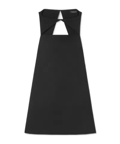VERSACE VERSACE CUT-OUT OPEN-BACK SLEEVELESS MINI DRESS