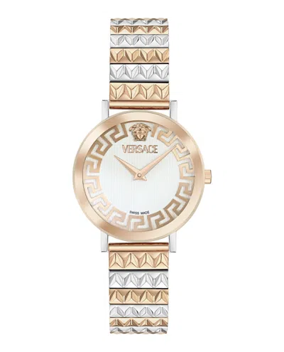 Versace Daedalus Bracelet Watch In Gold