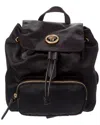 Versace Dahlia Medium Nylon & Leather Backpack