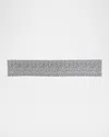 Versace Dalmatian Jacquard Wool & Mohair Scarf In 1b000 Black