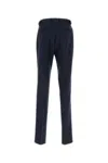 Versace Dark Blue Wool Pant In Inkblue