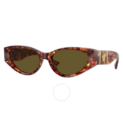 Versace Women's 0ve4454 55mm Sunglasses In Brown / Dark