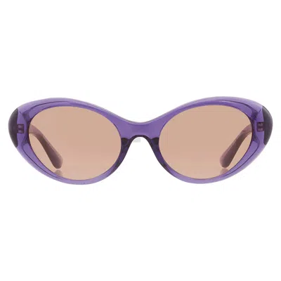 Versace Womens Purple Ve4455u Cat-eye Acetate Sunglasses