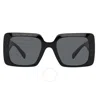 Versace 54mm Rectangle Sunglasses In Grey