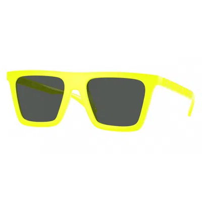 VERSACE VERSACE DARK GREY BROWLINE MEN'S SUNGLASSES VE4468U 544987 53