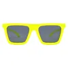 Versace 53mm Rectangular Sunglasses In Green
