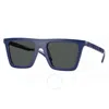 Versace Dark Grey Browline Men's Sunglasses Ve4468u 545087 53
