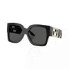 Versace Rectangular Sunglasses, 59mm