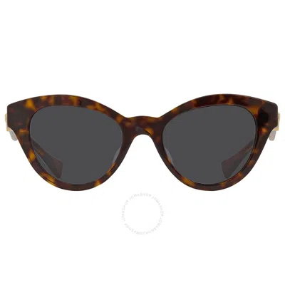 Versace Dark Grey Cat Eye Ladies Sunglasses Ve4435f 108/87 52